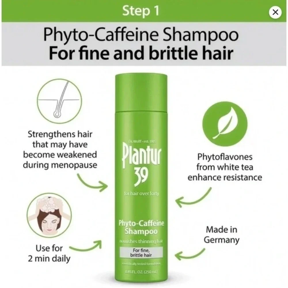 Plantur 39 Phyto-Caffeine Made For You 3-Step System‎ for Fine Brittle Hair NEW